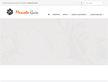 Tablet Screenshot of mascotaguia.com.ar